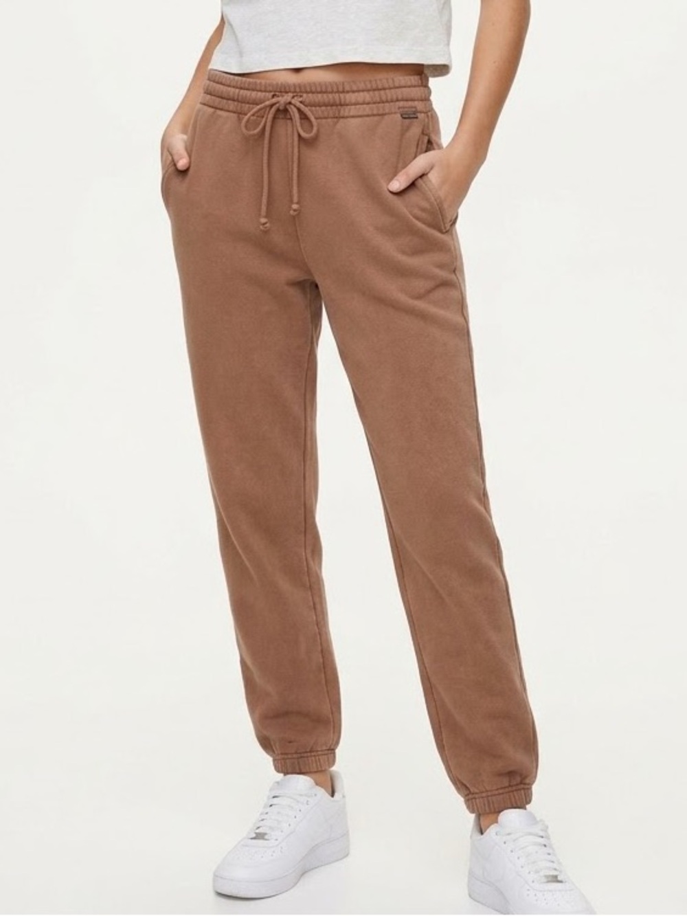 TNA | ARITZIA COZY FLEECE BOYFRIEND JOGGER PANTS